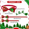 Vêtements pour chiens 50/100PS Bowties faits à la main pour les arcs de toilettage de Noël Petit chat Bow Ties Cravates Accessoires Fournitures