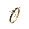 Bracelet de créateur Bracelets de marque de luxe Designer pour femmes Design de haute qualité Diamant Cent Bracelet de corps dur Cadeau de Noël Boîte à bijoux très belle bonne