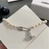 Gemengd Eenvoudig 18K verguld 925 zilver Luxe merkontwerpers Letters Stud Geometrisch Beroemde vrouwen Rond Kristal Strass Parel Oorbel Bruiloftsfeest Sieraden 66