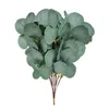 20 st Fake Eucalyptus Leaves Stems Silver Dollar Eucalyptus Leaves Plant 13 7 tum Tall Wedding Greenery Arrangement2526