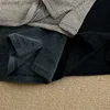 Мужские футболки Лоскутные футболки Мужская мешковатая одежда с круглым вырезом для пар 3-цветные топы Винтажные хипстеры S-3XL Американский повседневный летний красивый Q240130