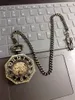 Taschenuhren Luxus Bronze Mechanische Uhr Für Männer Frauen Hohl Große Zahl Steampunk Fall Zifferblatt Fob Kette Anhänger Uhr Dropship
