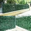 New 3M Plastic Artificial Plants Fence Decor Garden Yard for Home Wall Landscaping Green Background Decor Artificial Leaf Branch N277e