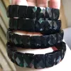 Bracelet en alliage de perles de Tourmaline noire, en pierre d'énergie naturelle, bijoux en pierres précieuses pour femmes, cadeau, vente en gros!