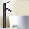 Bathroom Sink Faucets 3 Styles Ly Euro Elegant Black Faucet Bamboo Style Basin Mixer Deck Mounted Single Handle Water Taps338S