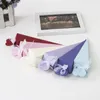 50 Stuks Effen Kleur Bruiloft Bonbondoos Kegelvorm Geschenkverpakkingen Dozen Zak Kerst Evenement Snoep Papier Dozen Supplies1243Y