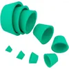 Adaptateur de filtre conique, flacon d'entonnoir en caoutchouc, ensemble de cônes, pièce chimique, 9 pièces