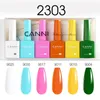 6pcs*9ml Hema Free Nail Gel Polish Kit Canni Canni Semi Demi jelly pink nude gel college great uv lacquer 240127