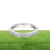 2021 New Arrival Simple Fashion Jewelry Real 100 925 Sterling Siver Full Princess Cut White Topaz CZ Diamond Women Wedding Band R7525195