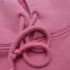Verwaschener rosafarbener Vetements-Kapuzenpullover für Herren und Damen, „I did Nothing I Just Got Lucky“, Vintage-Kapuzenpullover in Übergröße, T1