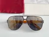 Matowe czarne złote lustro pilotażowe okulary przeciwsłoneczne 2252 Męskie luksusowe okulary przeciwsłoneczne moda letnie sunnies sonnenbrille UV Ochrona Eyewear z pudełkiem
