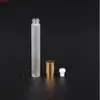 20pcs Wholesale 10ml Empty Roll on Bottle Essential Oil Frosted Glass Perfume 1/3 OZ Pot Refillable Cosmetic Packaginghood qty Ackfh Abmck