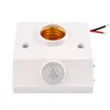 Lamp Holders Automatic Human Body Infrared IR Sensor Holder 110-240V E27 Base LED Bulb Light PIR Motion Detector Wall Socket