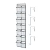 Storage Boxes Over Door Shoe Organizer Holder Rack 12 Grids With 4 Strong Hooks Multi