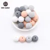 Supplies Let's Make 20pc Baby Dog Rodent Silicone Beads Mini Diy Pacifier Clip Chain Necklace Pendant Bite Chew Teething Toy Baby Teether