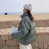 Kadınlar Down Han Edition Easy Pamuklu Çaplı Ceket Yapın Yaka Pamuk Giysileri Kalın Kadın Kış I