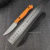 BM 15700 Flyway Fixed Blade Knife, 2.7/ CPM-154 Stainless Steel Blade Black/Orange Santoprene Handles w/K Sheath