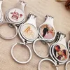 Wedding Bottle Opener Keychain 2in1 Beer Opener can Personalized Wedding Favor Gifts Wine Opener Keychain Nail Clippers300E