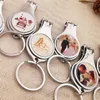 Bröllopsflasköppnare Keychain 2in1 Ölöppnare kan personlig bröllopsfavor gåvor Vinöppnare nyckelring nagelklippare300e