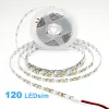 2835 5M LED 스트립 DC12V 24V 홈 방수 IP65 램프 스트립 유연하고 절단 가능한 소프트 램프 바