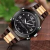 Gorben Business Men's Watch Wooden Band Wood Quartz Wrist Watch Men Watches Malk Clock Fashion Wristwatch223D