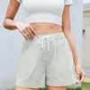 Women's Shorts Summer Casual Fashion High Waist Elastic Lace Up Short Sleeve Blouses For Women Swimsuits With