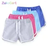 Shorts Kids Girls Summer Cotton Candy Color Boys Sports Short Loose Casual Pants Trousers Beach Children