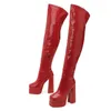 Boots Soft Leather Thigh High Boots Winter Shoes For Women Fashion Over The Knee Party Club Footwear 221123