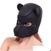 Party Masks Soft Padded Rubber Neoprene Puppy Cosplay Role Play Dog Mask Fl Head With Ears Y200103263G Drop Delivery Home Garden Fes Dh5Yo