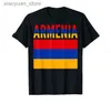 Dames T-shirt Nieuw ontwerp Verontruste Armenië Vlag Armeense Diaspora Land Natie T-shirt voor mannen Dames T-shirt Hip Hop Tops Comfortabele T-stukken 240130