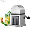 Ice Crushers Shavers Manual Ice Crusher Snow Ice Maker Snow Cone Machine for Home Bar Restauracja impreza zimne napoje cynku konstrukcja YQ240130