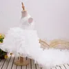 Girl Dresses 3-14 Years Flower Wedding Birthday Party Vestidos Princess Girls Lace Children Clothing On Sales With