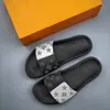 10a top quality classic Sandals WATERFRONT Mule Slide rubber Beach Sliders luxury Designer Women men printing Leather Slipper Casual shoe Summer travel sandale box