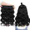 Veravicky 100G 120G 150G 1624 Body Wavy Hair Set 5 Clip in Hola Extensions with Adjustable Fish wire 240130