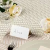 Party Supplies 50/100pcs Gold Silver Dot Name Place Cards Wedding Seating Number Card Table Decoration Christmas Birthday Greeting