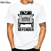 T-shirts pour hommes Vente chaude Hommes T-shirt Fashion Defender 90 110 Off Road Land Mens T-shirt T-shirt d'été 240130