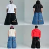 Vintage JNCO American Baggy Jeans Streetwear Skateboard Pants Hip Hop Harajuku wide leg jeans Large pocket Wide Trousers jeans 240118