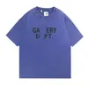 GalleryDept Brand Designer Mens T camisetas de verão Departamento casual Tshirts Tops de algodão Gallary Shirt Streetwear Harajuku Tees de luxo Gradiente Haikyuu 3061