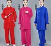 Toptan Yeni Stil Bahar Sonbahar Erkek Kadınlar Tai Chi Giyim Çin Kung Fu Dövüş Sanatları Takım Moda Spor Ceket Pantolon Setleri
