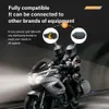 Walkie Talkie Motorcycle Helmet Headset Waterproof IPX67 500M Bluetooth Intercom Moto Headset Wireless Interphone 1200mAh BT5.1 GPS Ai Voice YQ240130