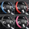 Steering Wheel Covers 2PCS Carbon Fiber Universal Car Booster Cover Non-Slip Auto Interior Decoration Accessories For Deco