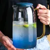 ヒップフラスク1.55L水差しガラスピッチャーホーム使用ケトルティーポットと沸騰するコールドドリンクウェアのためのハンドル付き