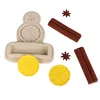 Baking Moulds 1PC Lemon Cinnamon Star Anise Silicone Mold Cupcake Candy Chocolate Fondant Cake Decorating Tools