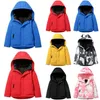 Winter New designer kids coat Down Jacket For Boys Real Raccoon Fur Thick Warm Baby Outerwear Coats 2-12 boys girls jackets Years Kid Fashion Teenage Parka 100-170