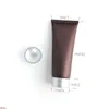 20pcs 50ml 150ml Matte Brown Empty Plastic Squeeze Tube Refillable Cream Cosmetic Container 50g 150g SkinCare Lotion Bottlegood qtys Mheic