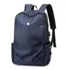 Zaino LL Borse da yoga Zaini da viaggio per laptop Borse sportive impermeabili per esterni Scuola per adolescenti Nero Grigio