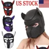 Party Masks Soft Padded Rubber Neoprene Puppy Cosplay Role Play Dog Mask Fl Head With Ears Y200103263G Drop Delivery Home Garden Fes Dh5Yo