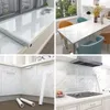 Bakgrunder 1 m marmor kakel golv tapeter självhäftande film badrum kök skåp bänkskylt kontakt papper pvc vattentät vägg klistermärke