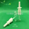 Flacon de pompes de pulvérisation nasale en plastique de 10 ml, atomiseurs nasaux PE de 10 cc, applicateurs de pulvérisation orale de 1/3 oz (6 couleurs au choix) Tflqn