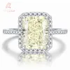 Ringar israbbit guldpläterad krossad is 8CT Multicolor Sapphire Birthstone Gemstone Ring Sterling Sier Fine Jewelry Wholesale